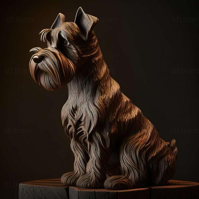 Zwergschnauzer dog